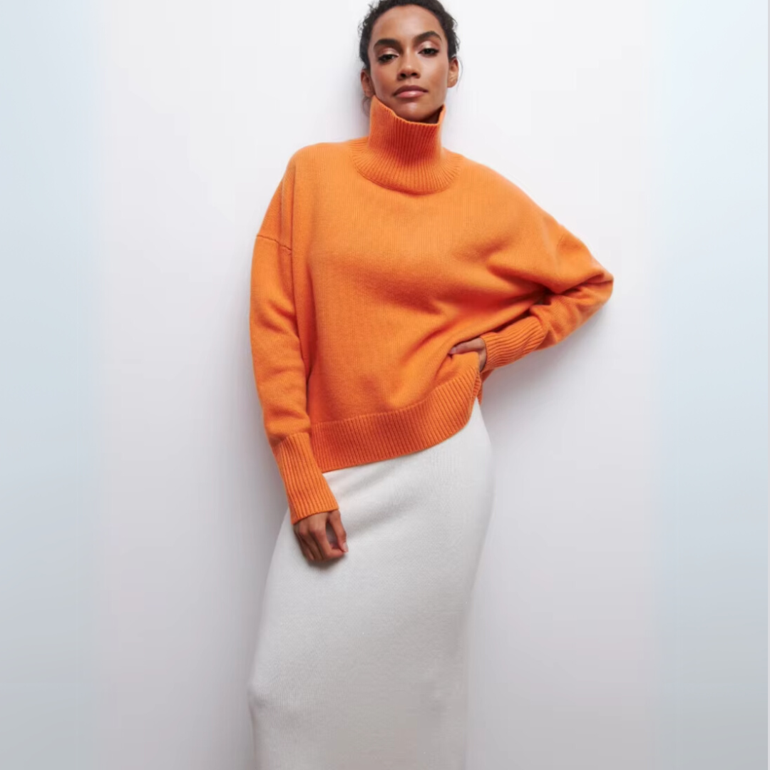 Marie | High Neck Sweater