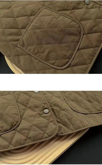 Adoria | Lightweight Quilted Short Jacket with Crewneck