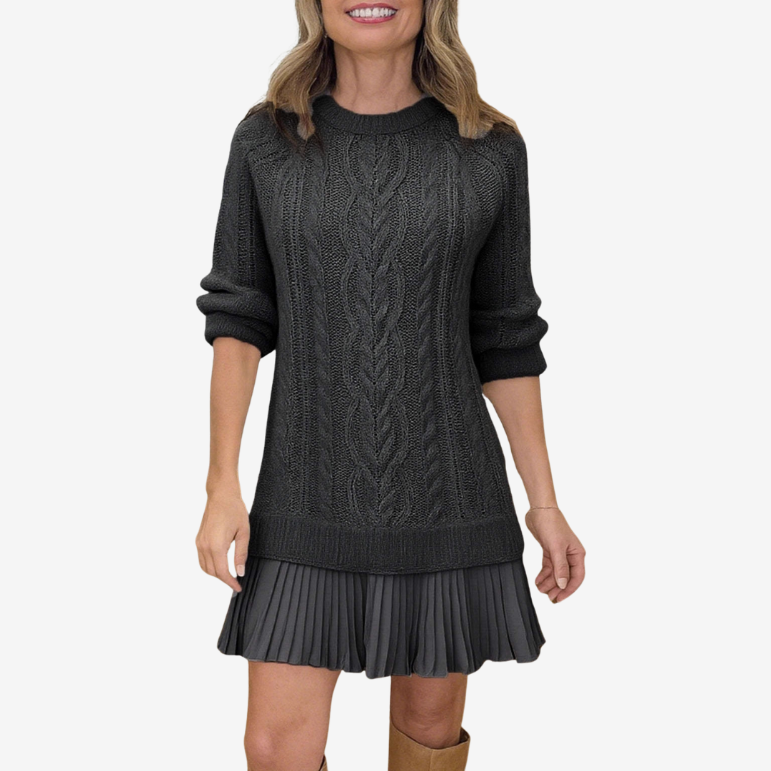 Margaret -  Knitted Sweater Dress