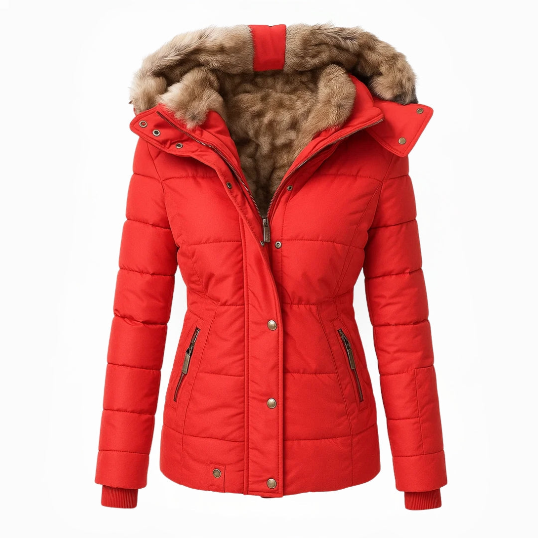 Anne | Warm winter coat with soft fur lining