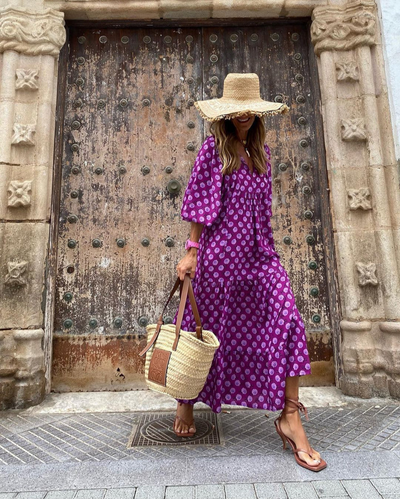 Elin | Maxi Dress in Boho Cotton