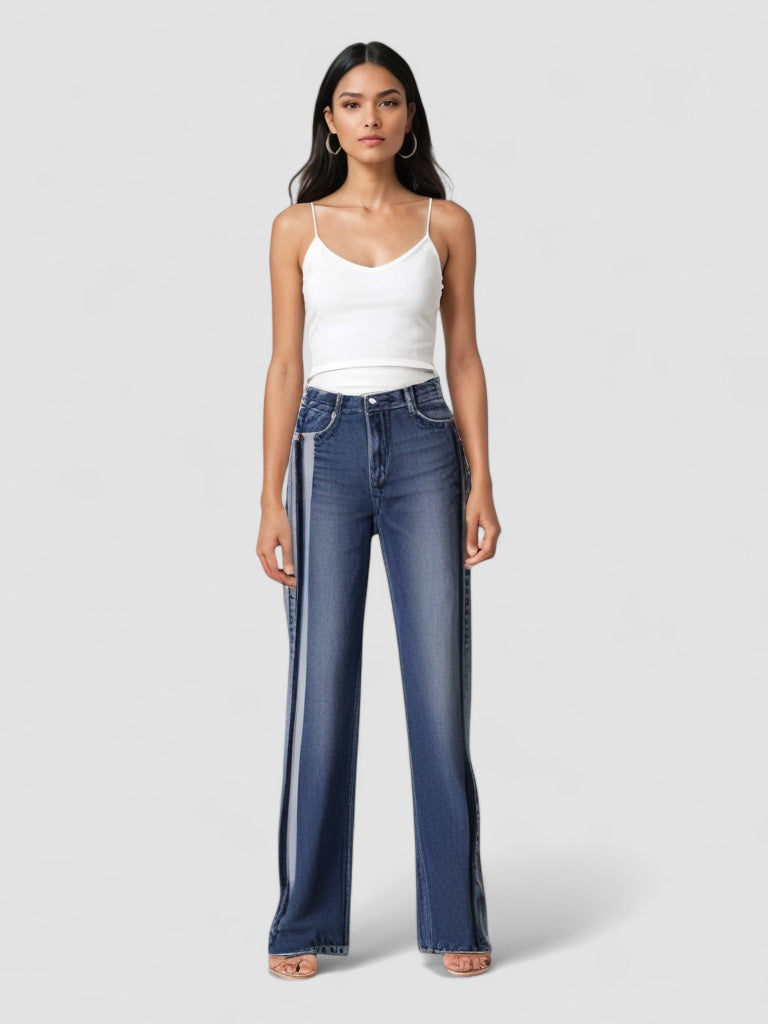 Jeans with Extended Sides