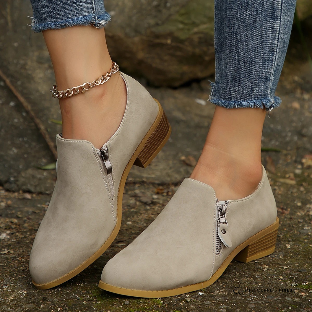 Bronte | Orthopaedic Zip-Up Ankle Boots