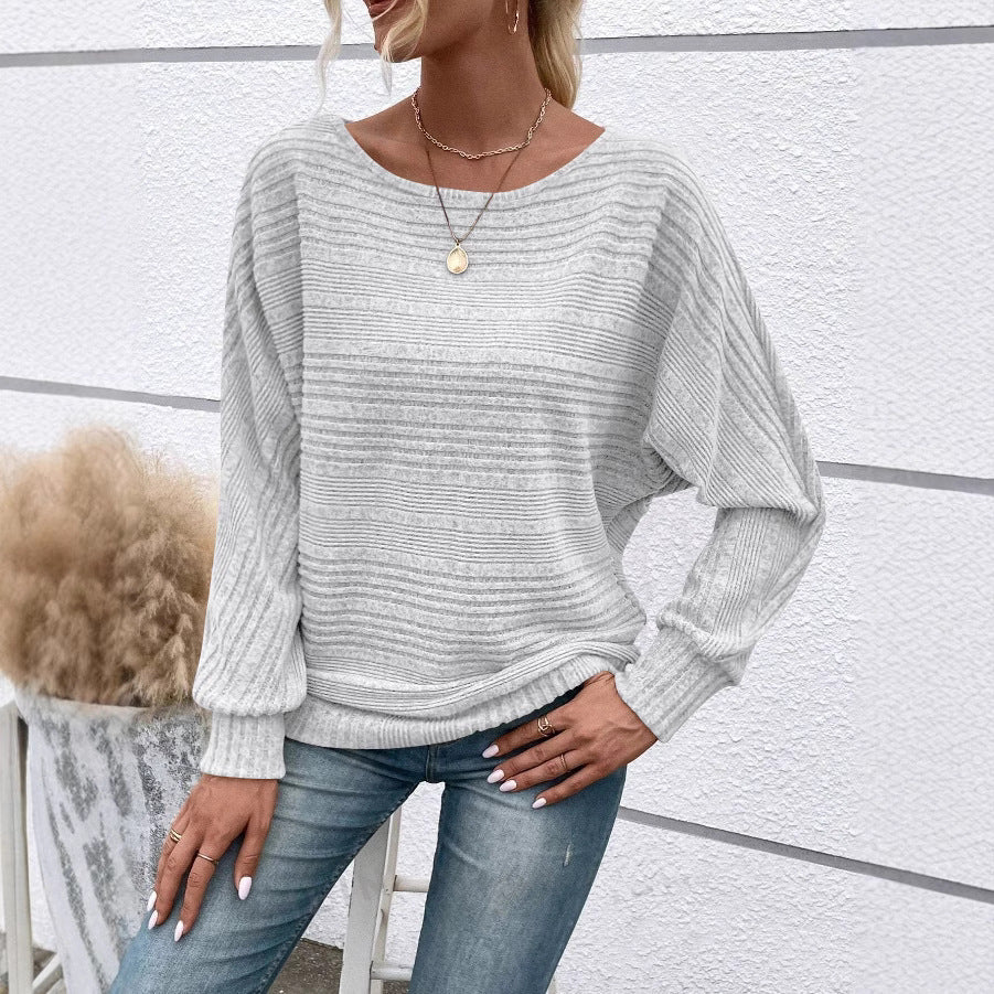 Seraphine | Elegant relaxed knit sweater with tummy coverage