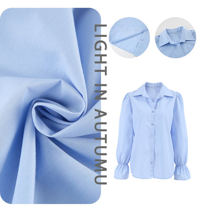Esther | Classic Shirt with Puff Sleeves