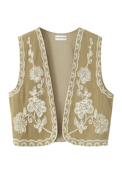 Marthe | Floral Gilet
