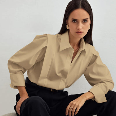 Camille | Oversized Button Blouse
