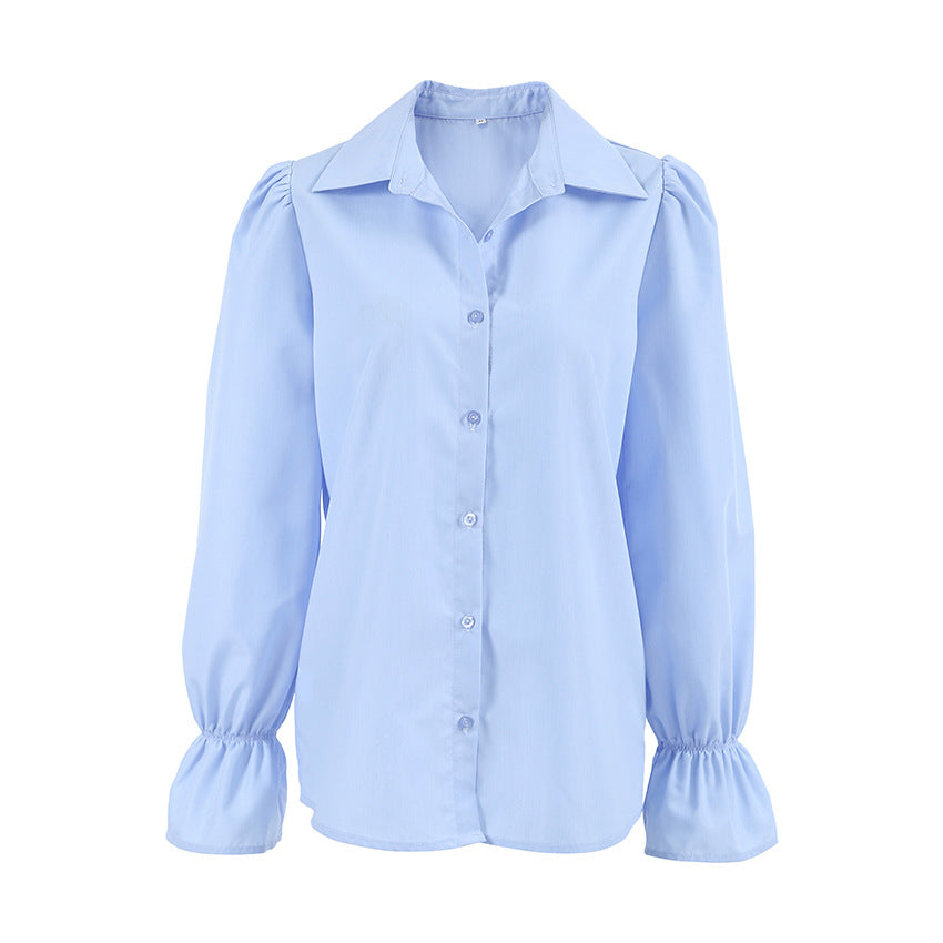 Esther | Classic Shirt with Puff Sleeves