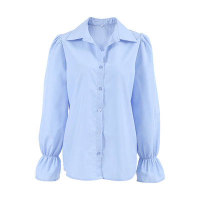 Esther | Classic Shirt with Puff Sleeves