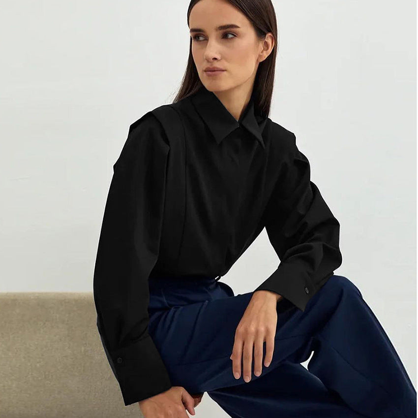 Camille | Oversized Button Blouse