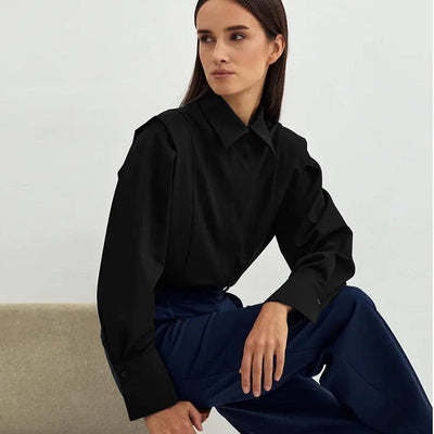 Camille | Oversized Button Blouse