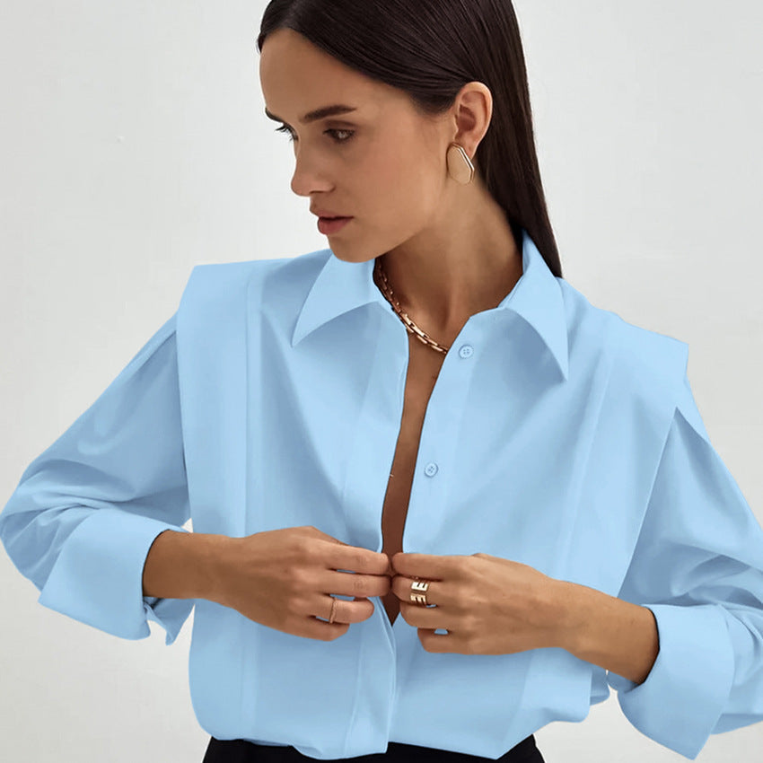 Camille | Oversized Button Blouse