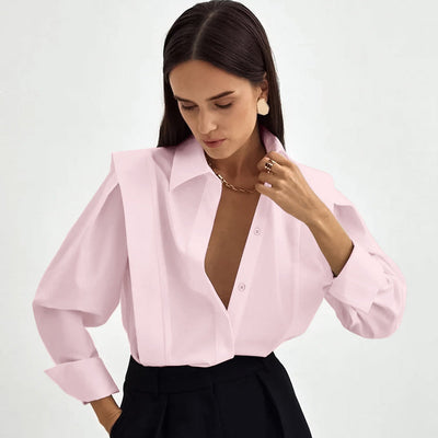 Camille | Oversized Button Blouse