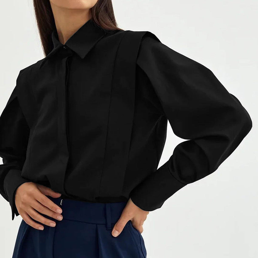 Camille | Oversized Button Blouse