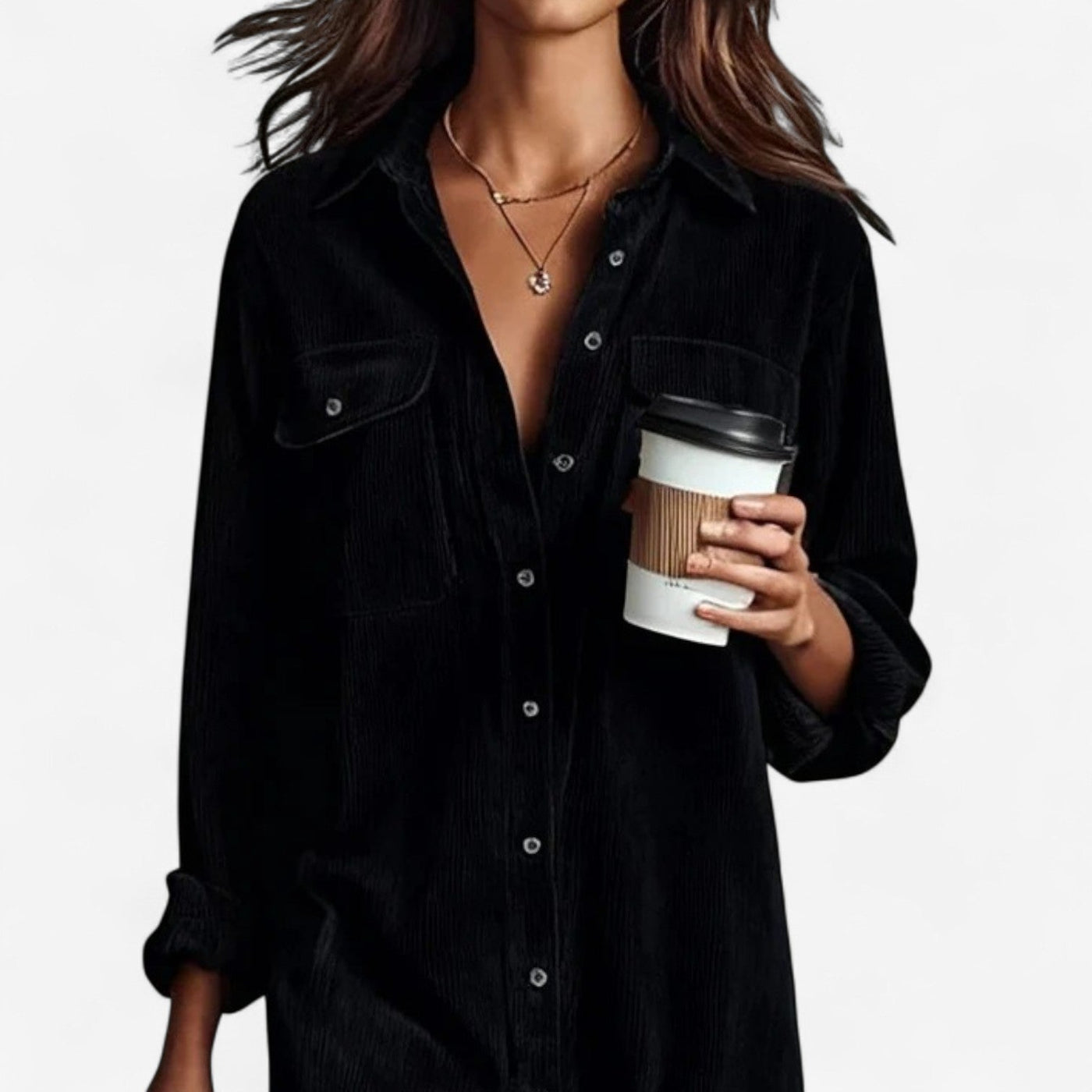 Anastacia™ Midi Dress in Corduroy