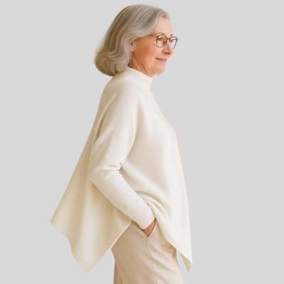 Margaret – Effortless Elegance Oversized Poncho