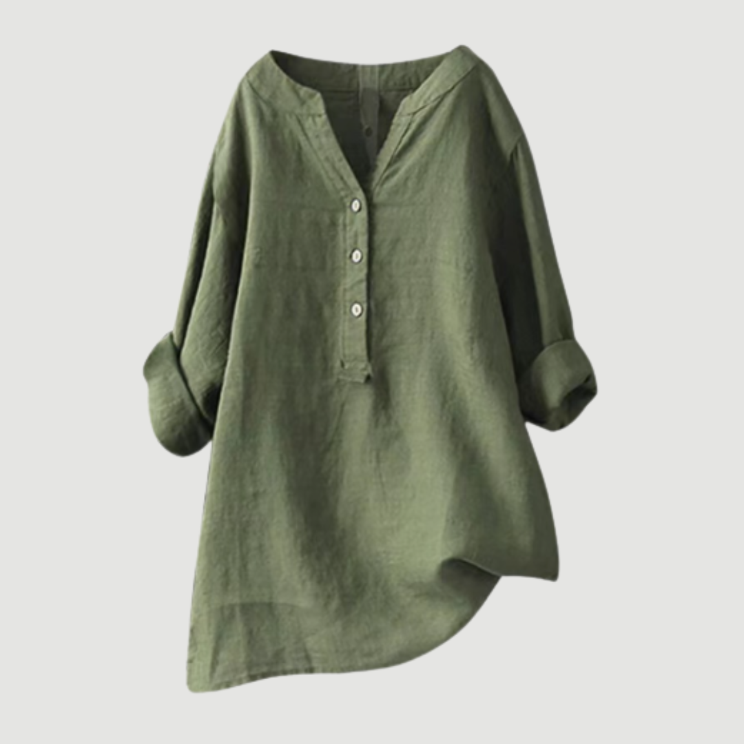 Freja - Airy and Comfortable Shirt with Buttons