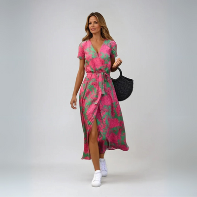 Daphné | Elegant dress with V-neck
