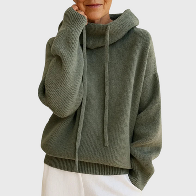 Eden | Drawstring Turtleneck Sweater