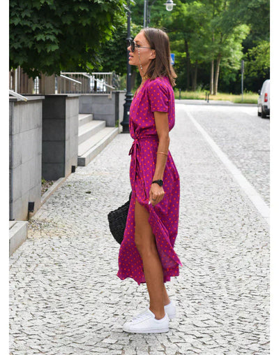 Daphné | Elegant dress with V-neck