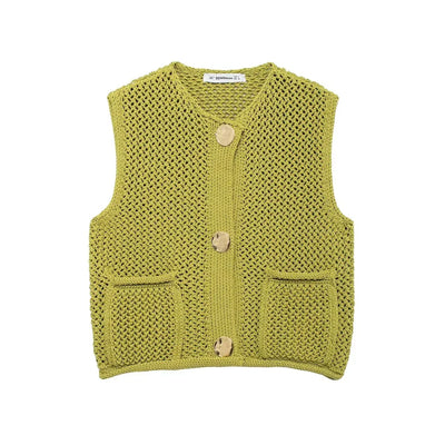 Eleanor | The Buttoned Knit Vest