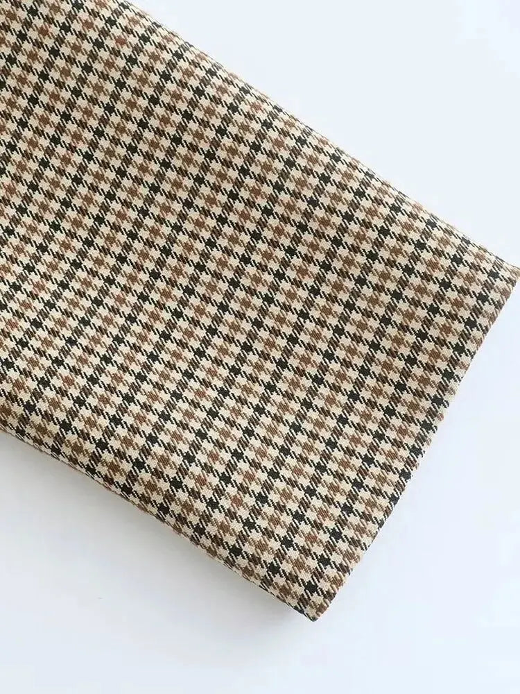 Odile | Classic Blazer in Houndstooth