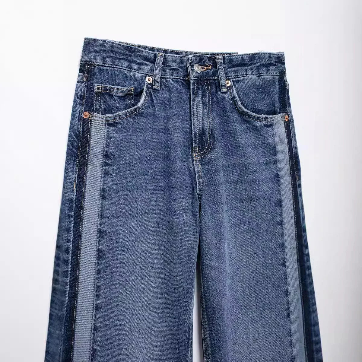 Jeans with Extended Sides