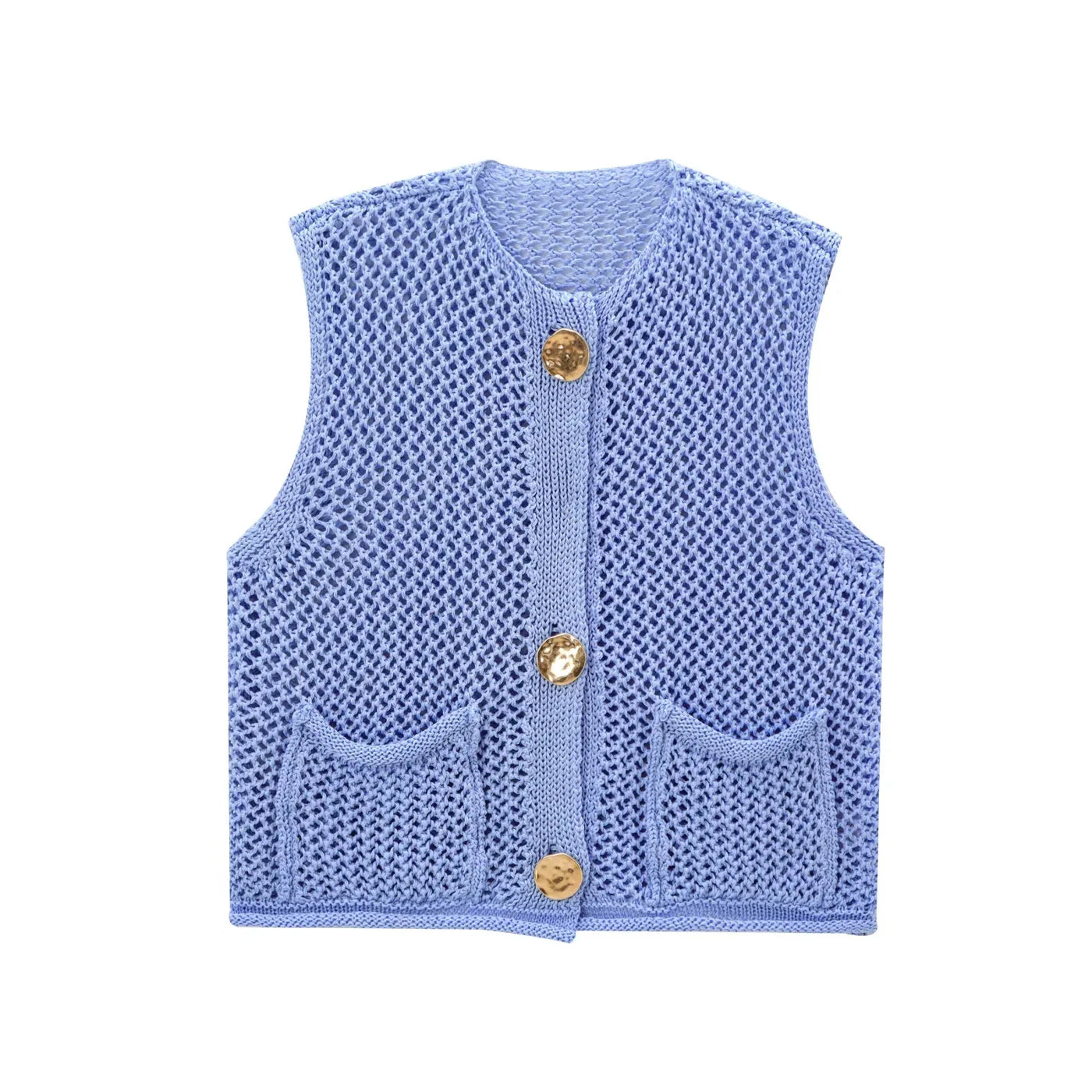 Eleanor | The Buttoned Knit Vest