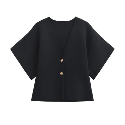 Francette | Minimalist Chic Button Blouse
