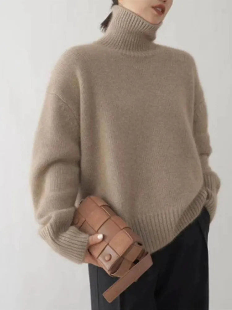 Faustina | Comfortable Roll Neck Sweater