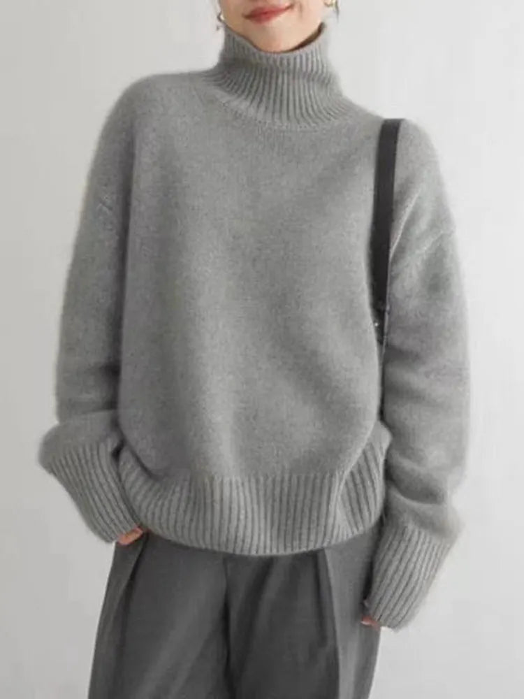 Faustina | Comfortable Roll Neck Sweater