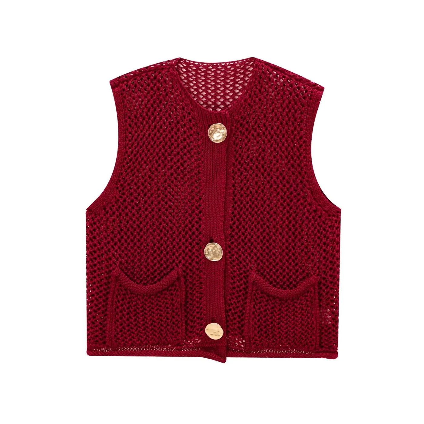 Eleanor | The Buttoned Knit Vest