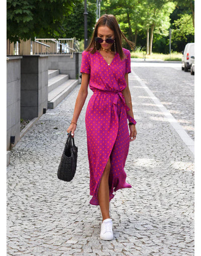 Daphné | Elegant dress with V-neck