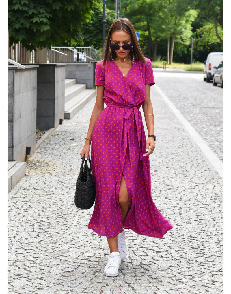 Daphné | Elegant dress with V-neck