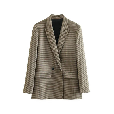 Odile | Classic Blazer in Houndstooth