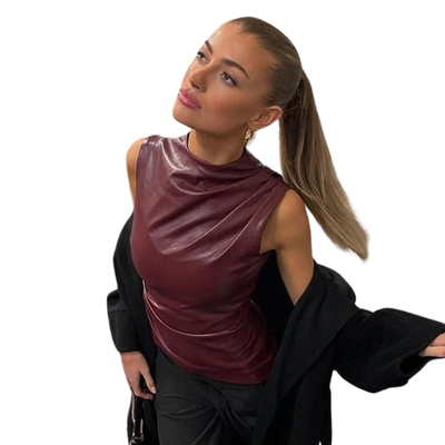 Julia | Bordeaux Blouse