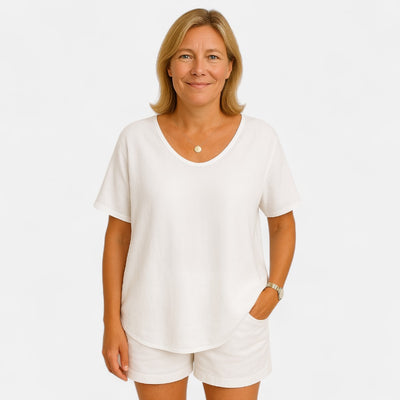 Anna -Comfortable  Tshirt with Tummy Coverage