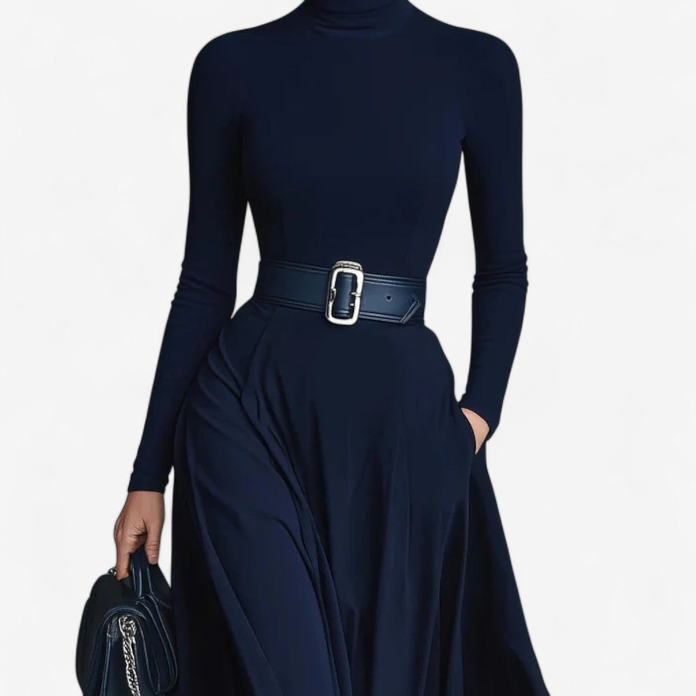 Yvelise™ High Neck Maxi Dress