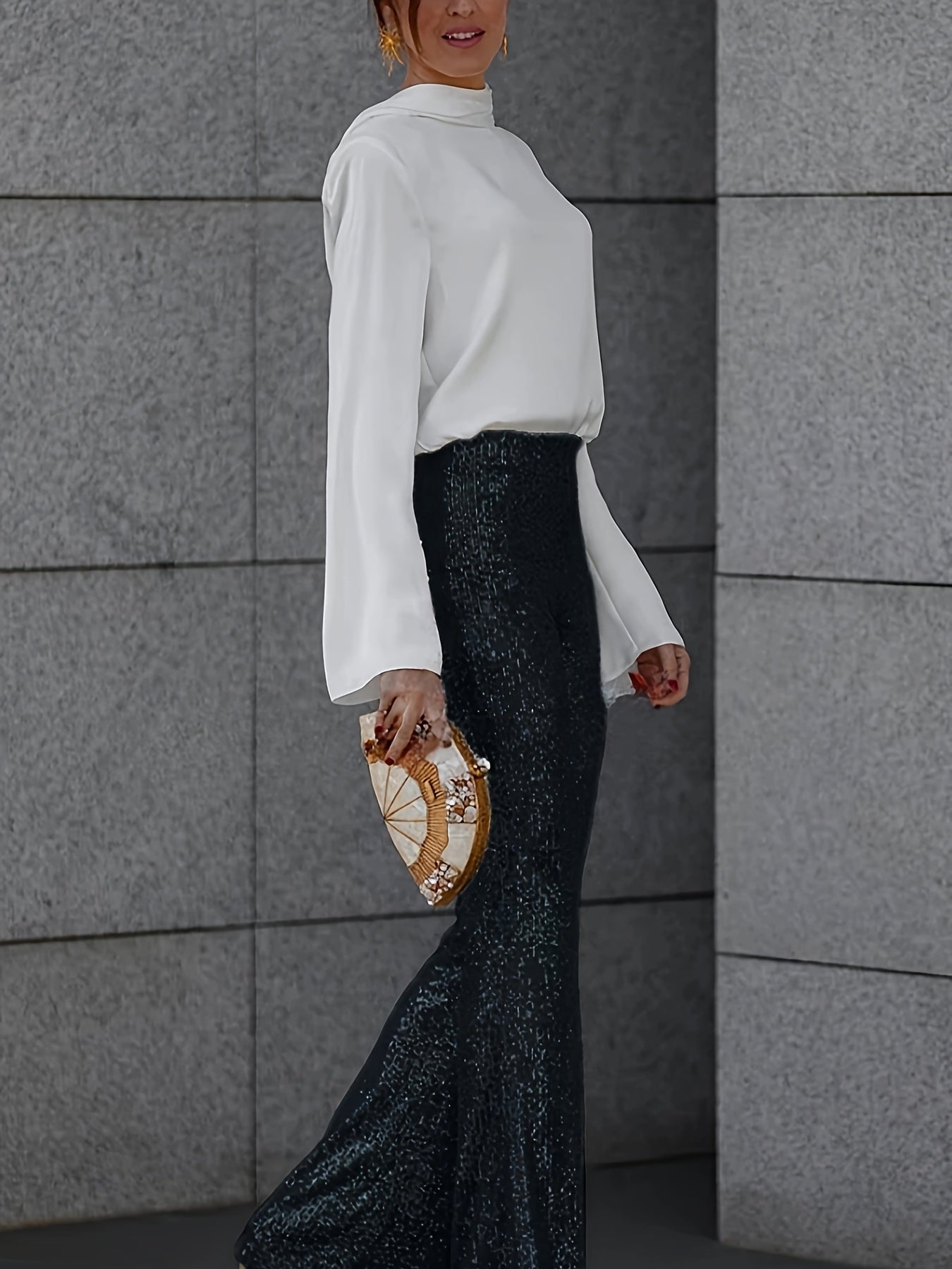 Bénédicte | Elegant Trousers with Sequins