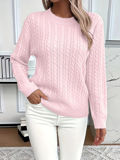 Bernila – Ladies' Cable Knit Jumper