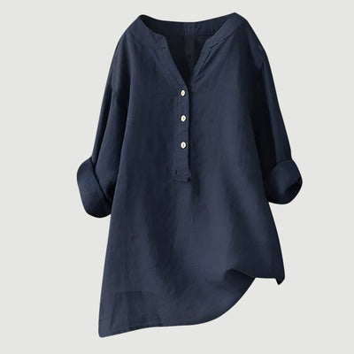 Freja - Airy and Comfortable Shirt with Buttons