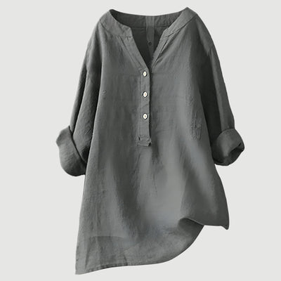Freja - Airy and Comfortable Shirt with Buttons