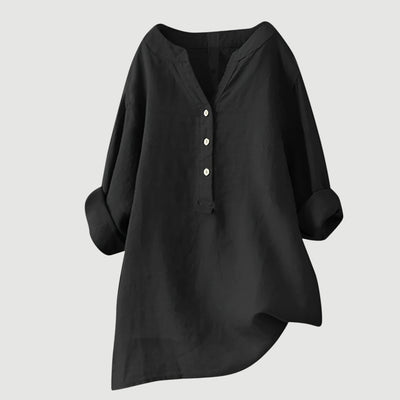 Freja - Airy and Comfortable Shirt with Buttons