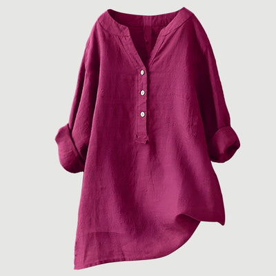 Freja - Airy and Comfortable Shirt with Buttons