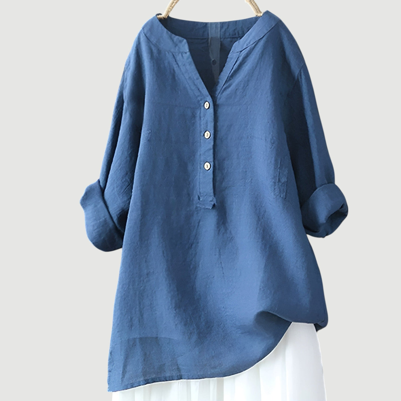 Freja - Airy and Comfortable Shirt with Buttons