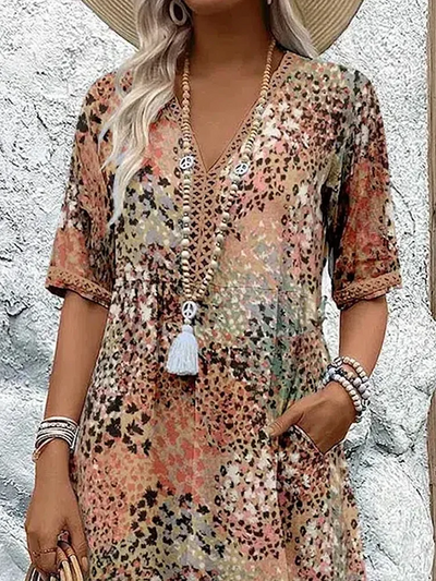 Renée | Dress with Floral Design
