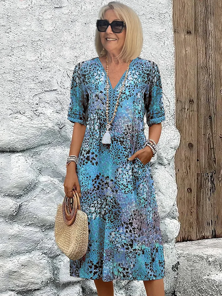 Renée | Dress with Floral Design