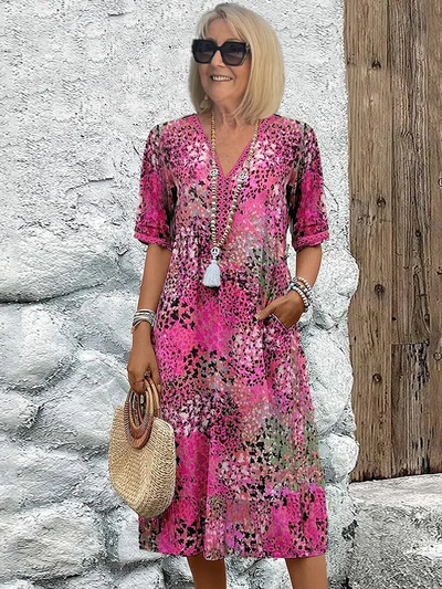Renée | Dress with Floral Design