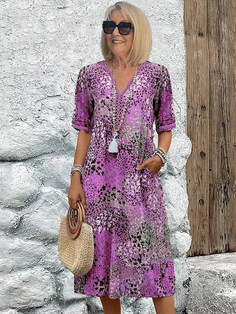 Renée | Dress with Floral Design