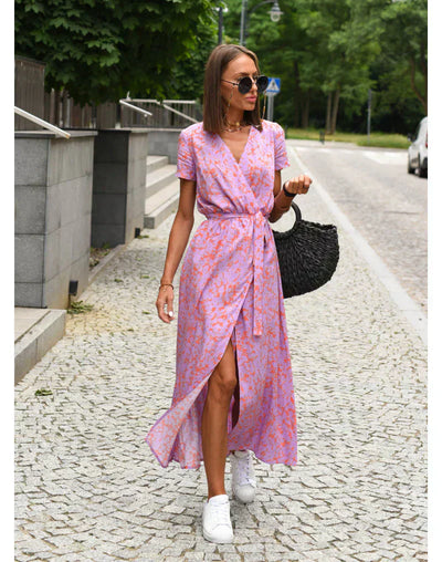 Daphné | Elegant dress with V-neck